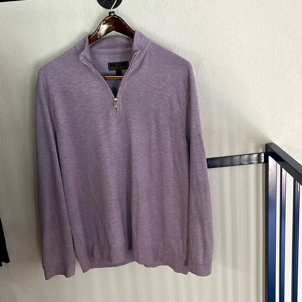 Jos a banks 1/4 zip pullover sweater